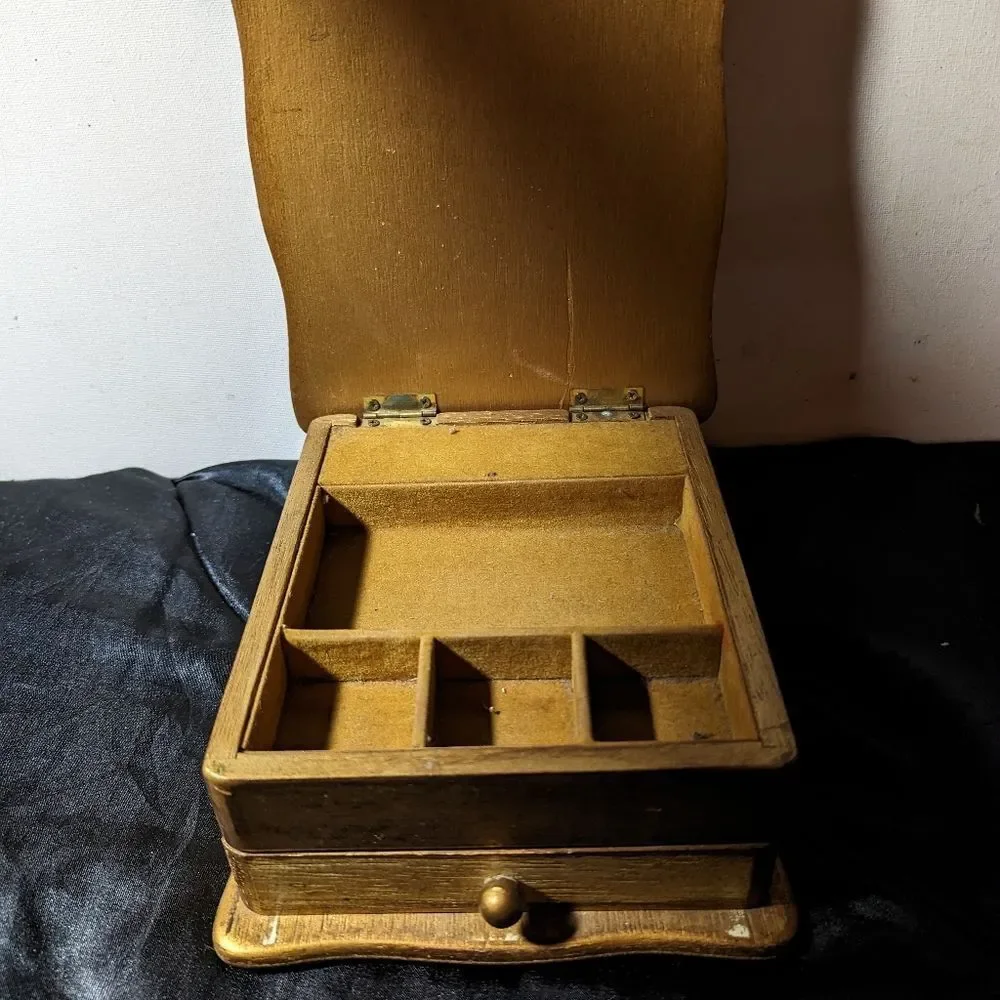 Vtg 60's Jewelry Box Dr Zhivago Laura's Theme Mele The Lute Player
